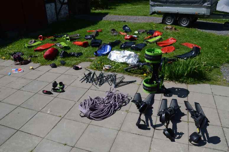 Alt ligger til tørre / Everything is drying out