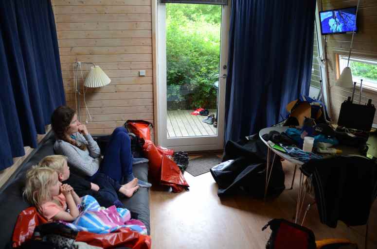 Fjernsyn, det sker ikke så tit / Television, that doesn't happend that often.