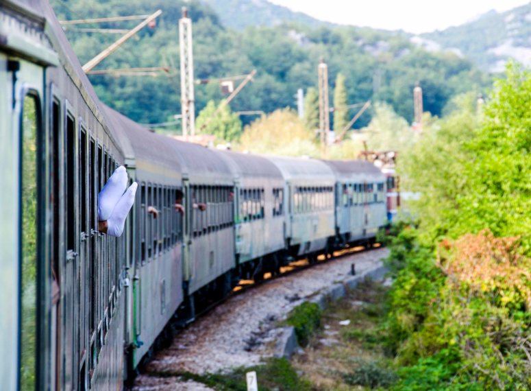 On the train in Serbia .JPG